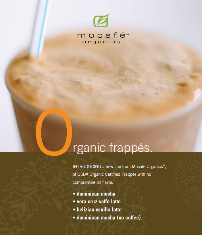 Innovative Beverage Concepts introduce USDA Organic and Fair Trade Frappes
