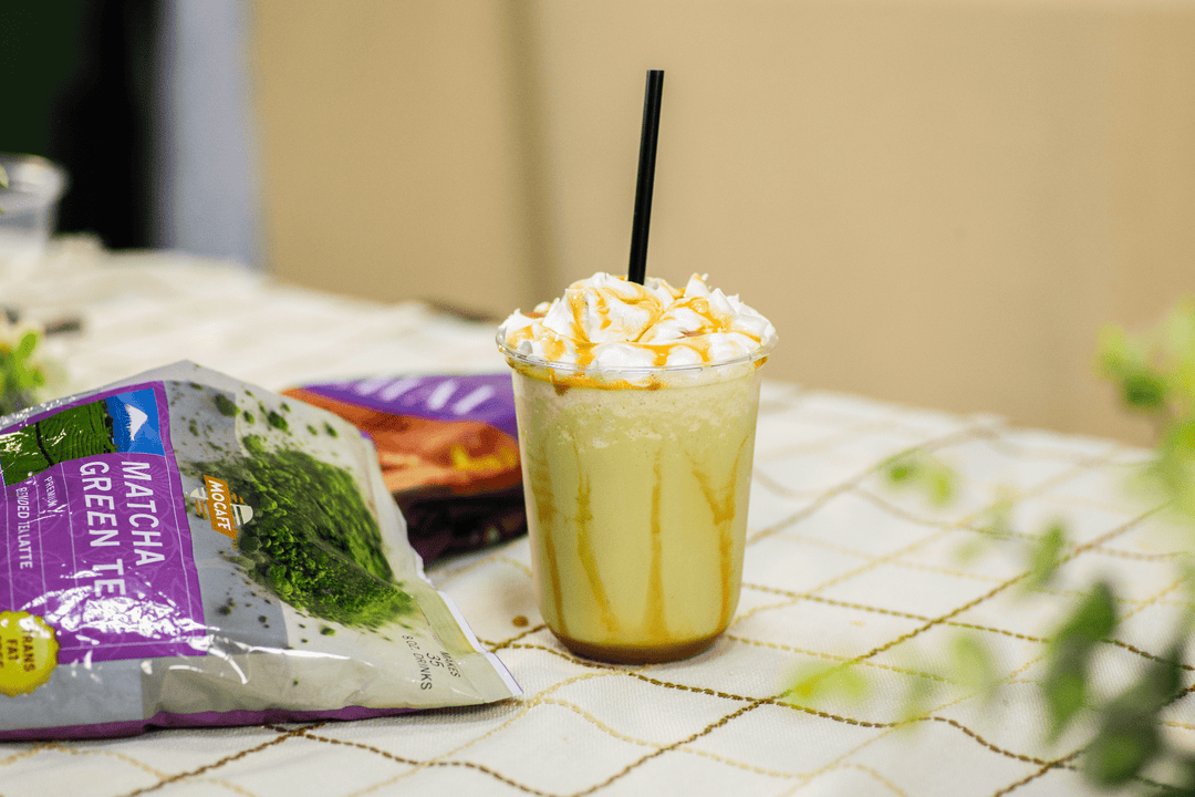 Caramel Matcha Frappe
