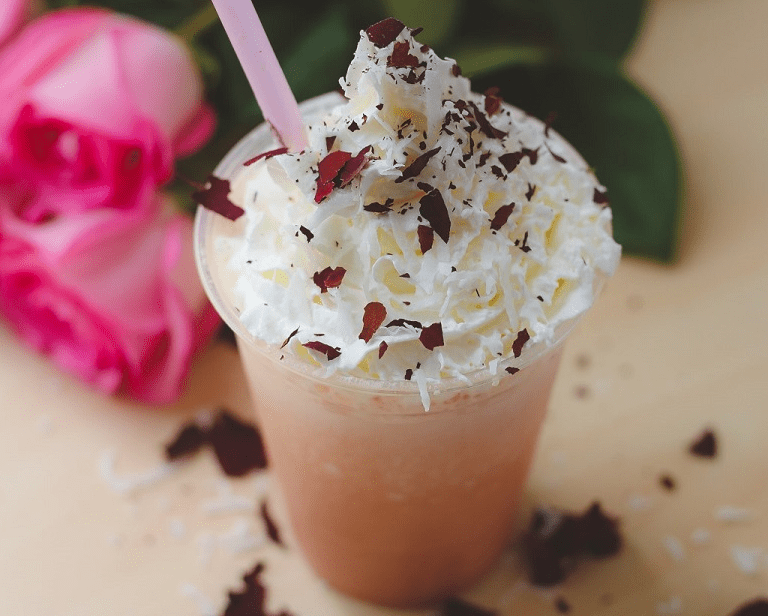 Coconut Rose Frappe