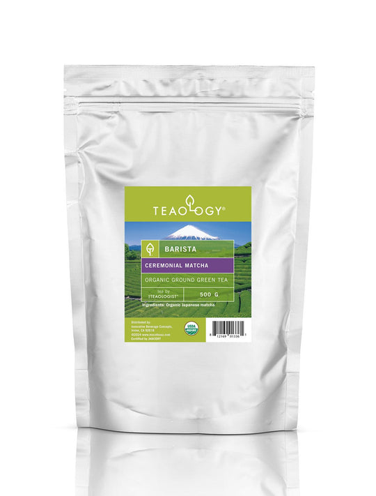TEAOLOGY® Barista Organic Ceremonial Grade Matcha 500g bag - OUT OF STOCK - IBEV Concepts