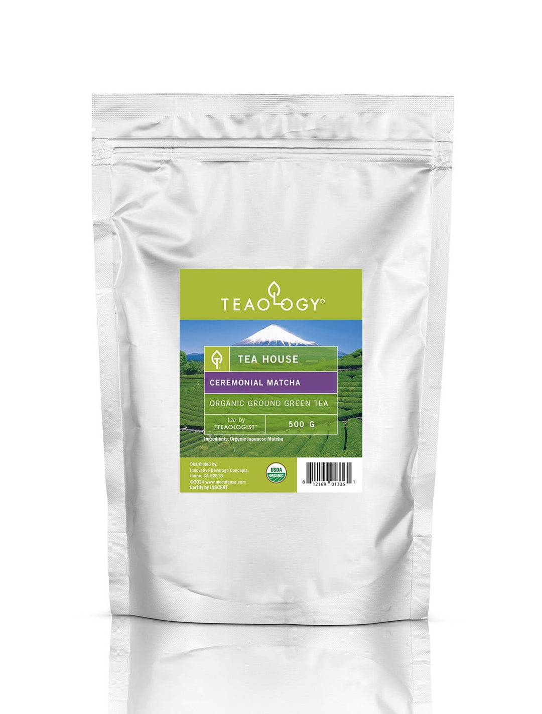 Tea House Organic Ceremonial Grade Matcha 500g bag - IBEV Concepts