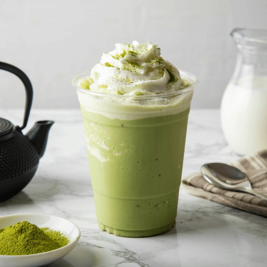 White Chocolate Matcha Frappe