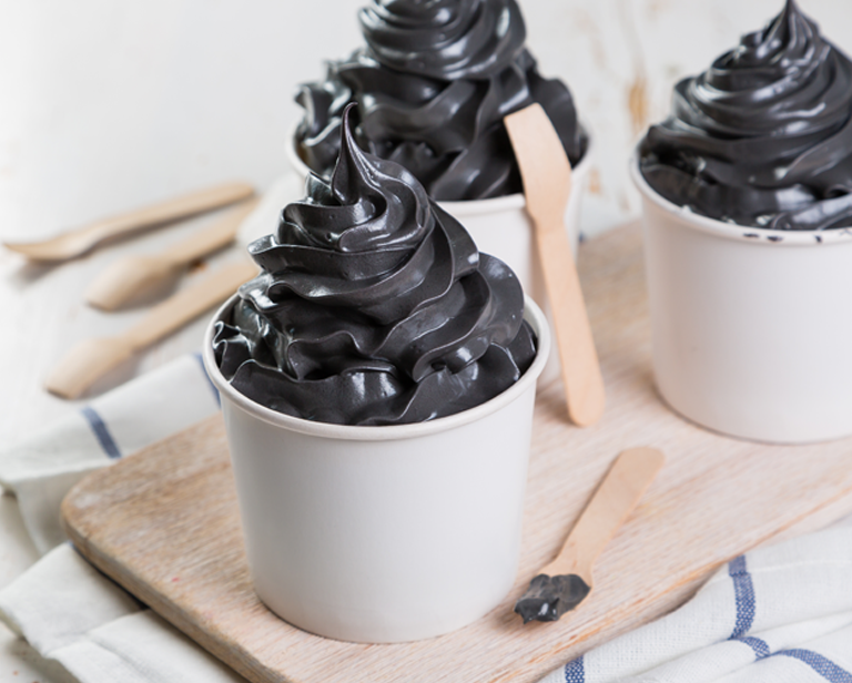 Soft Serve Charcoal Mocha