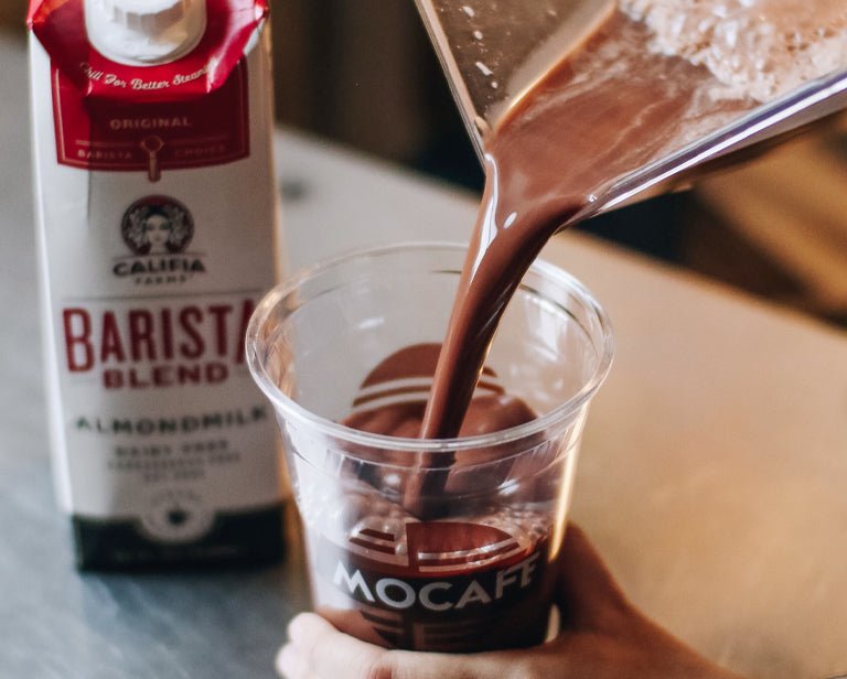 Dark Chocolate Iced Latte