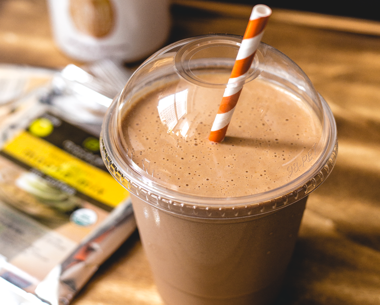 Organic Peanut Butter Frappe