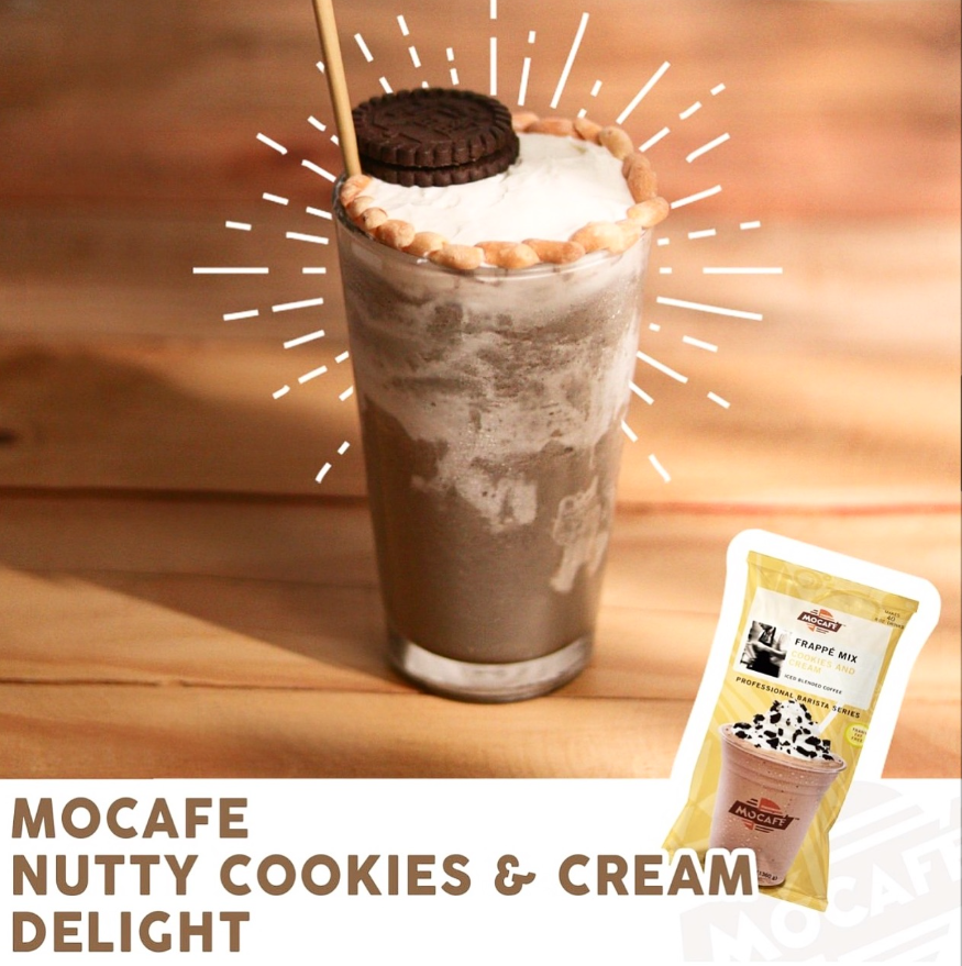 Nutty Cookies and Cream Frappe