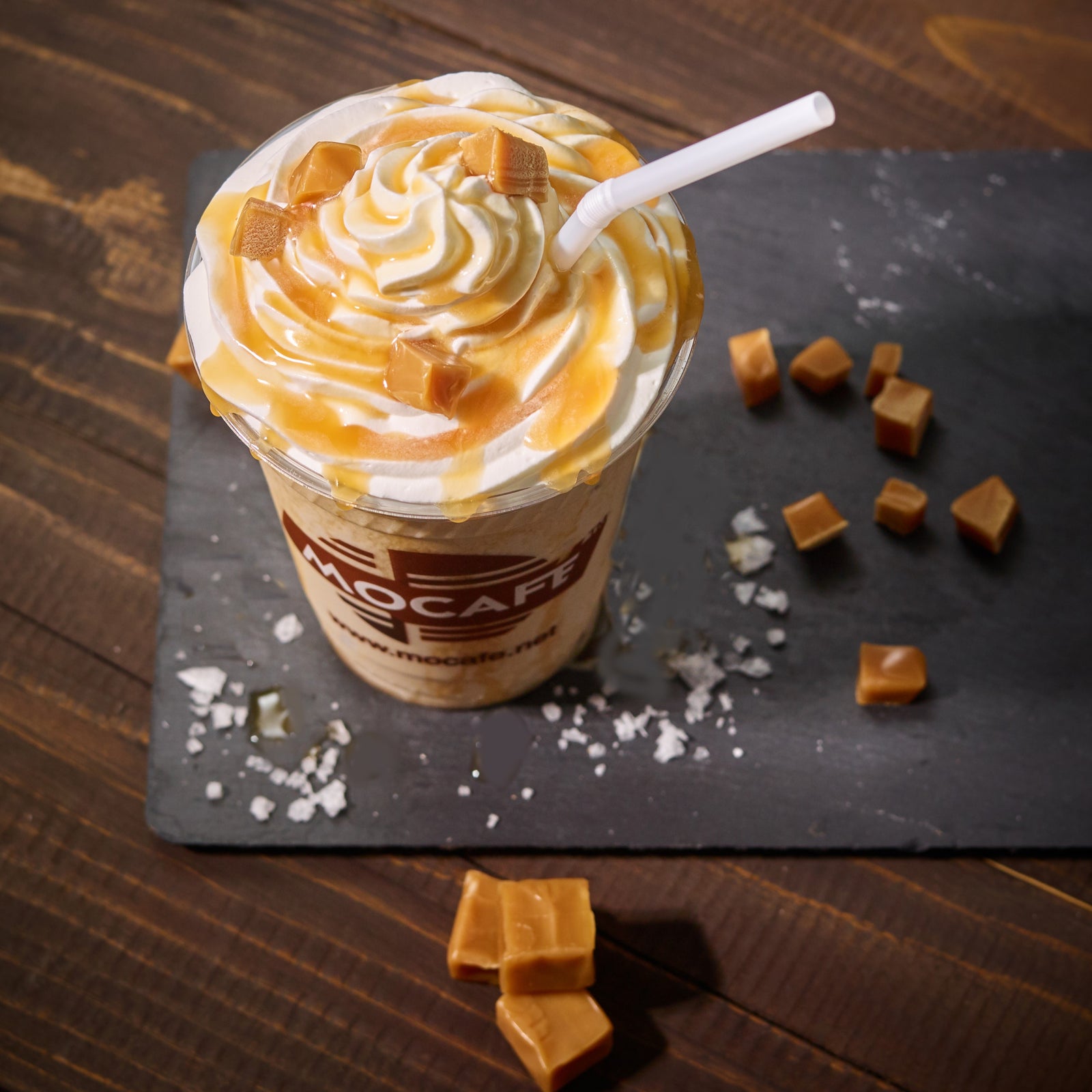 Salted Caramel Pumpkin Spice Frappe