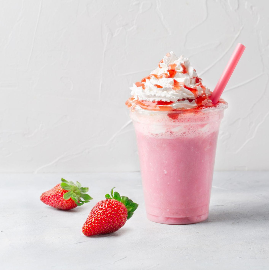 Strawberries & Cream Frappe Recipe
