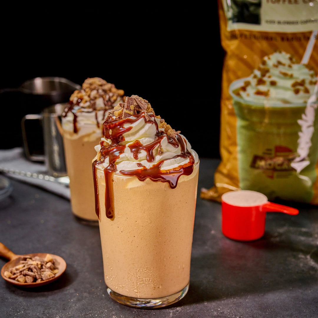 Toffee Coffee Frappe Recipe | MOCAFE