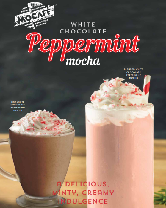 White Chocolate Peppermint Mocha Powder Mix | MOCAFE™