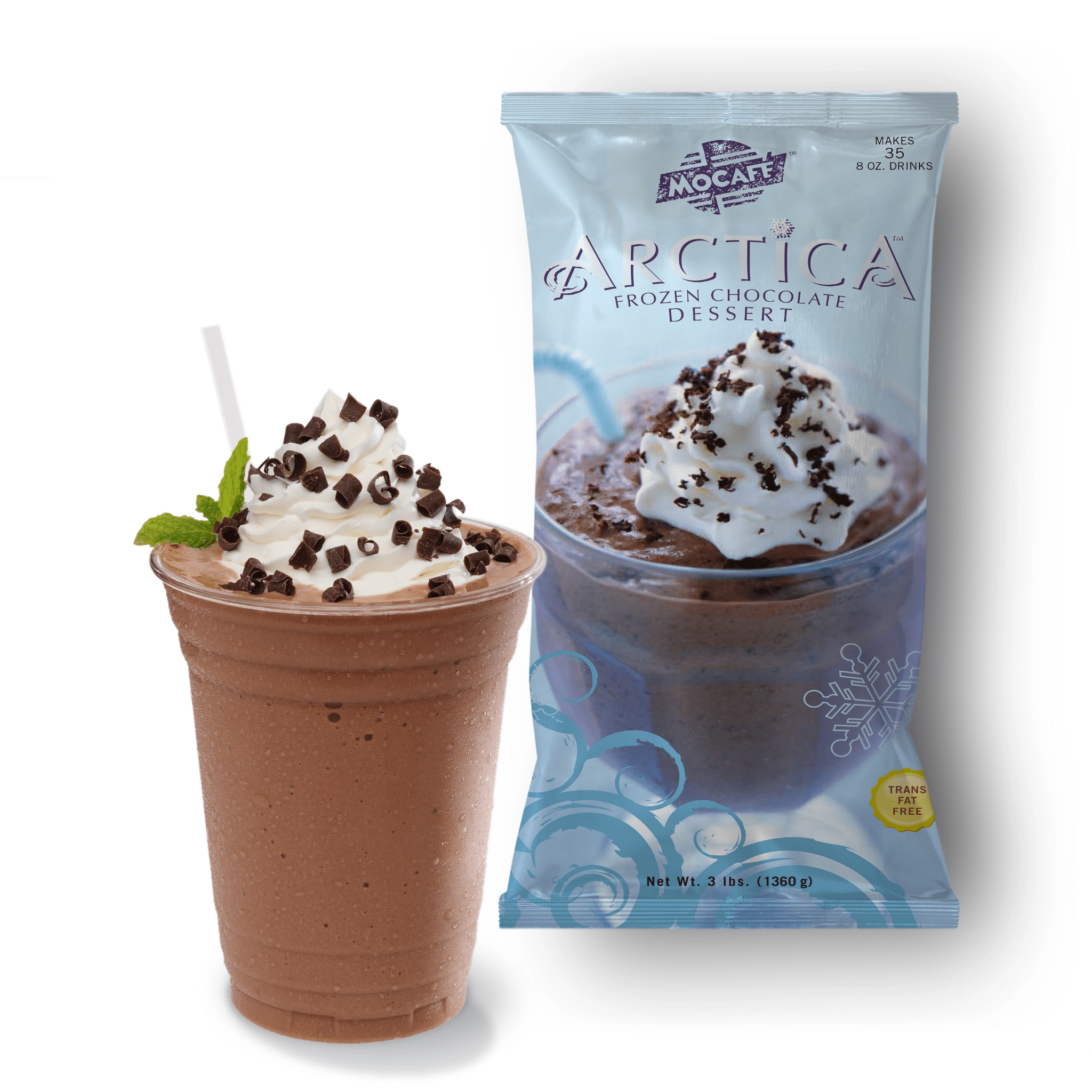 Frozen Hot Chocolate Frappe Powder Mix | MOCAFE™ Arctica