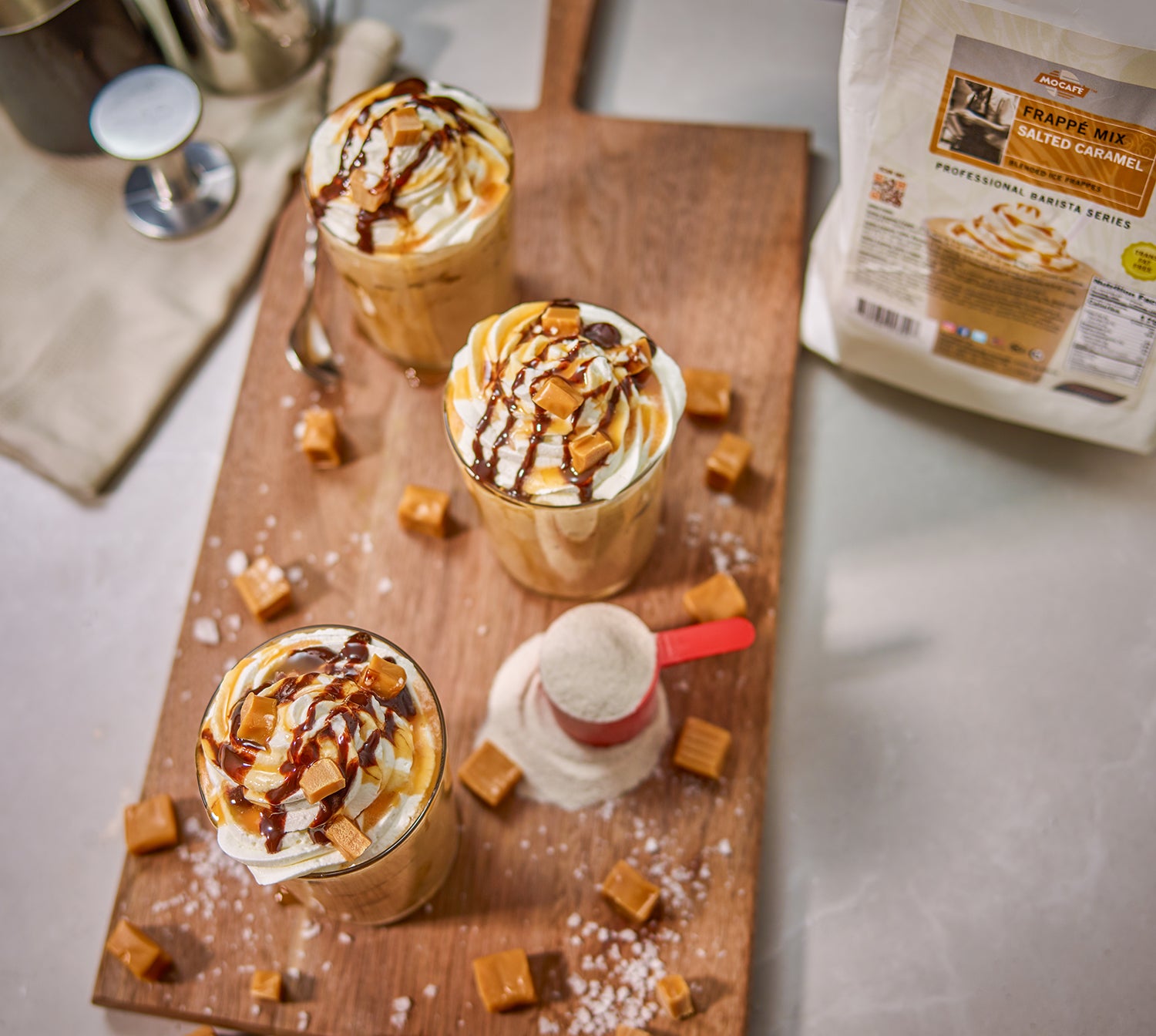 MOCAFE™ Salted Caramel Frappe Mix