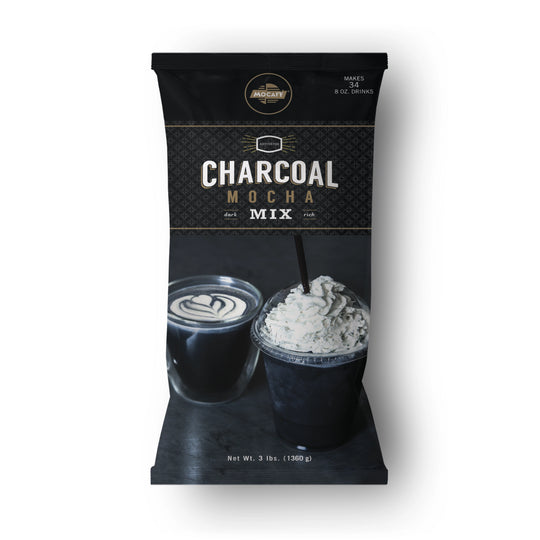 Charcoal Mocha Black Frappe Mix Bag by MOCAFE
