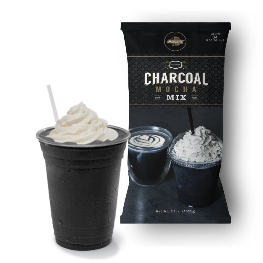 MOCAFE™ Charcoal Mocha Frappe Mix
3 lb bag for café beverages