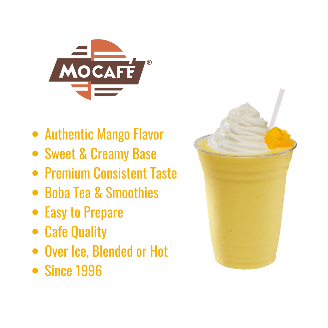 MOCAFE ZenFreeze sales attributes of Manago Powder Mix for boba and smoothies