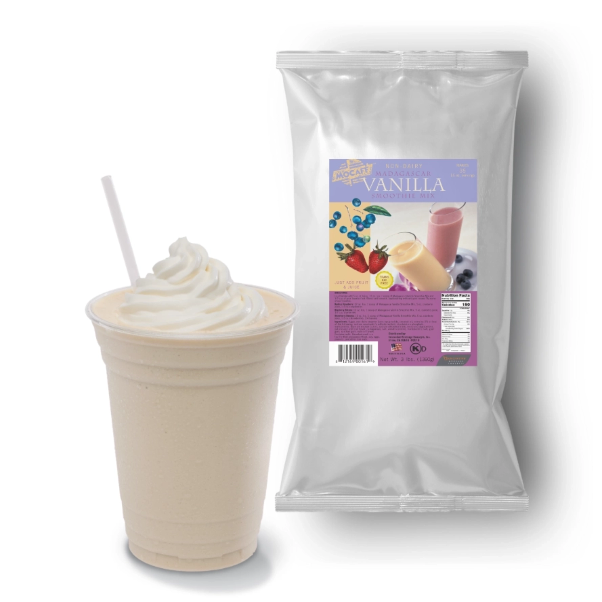 MOCAFE™ Non-Dairy Madagascar Vanilla Base - *** LIMITED STOCK ***