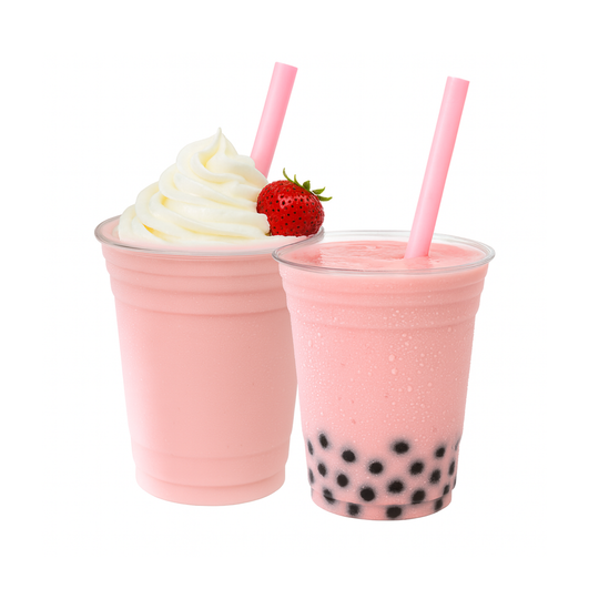 MOCAFE™ Strawberry Blended Creme Powder Mix for Frappes Smoothies and Milk Tea Drinks