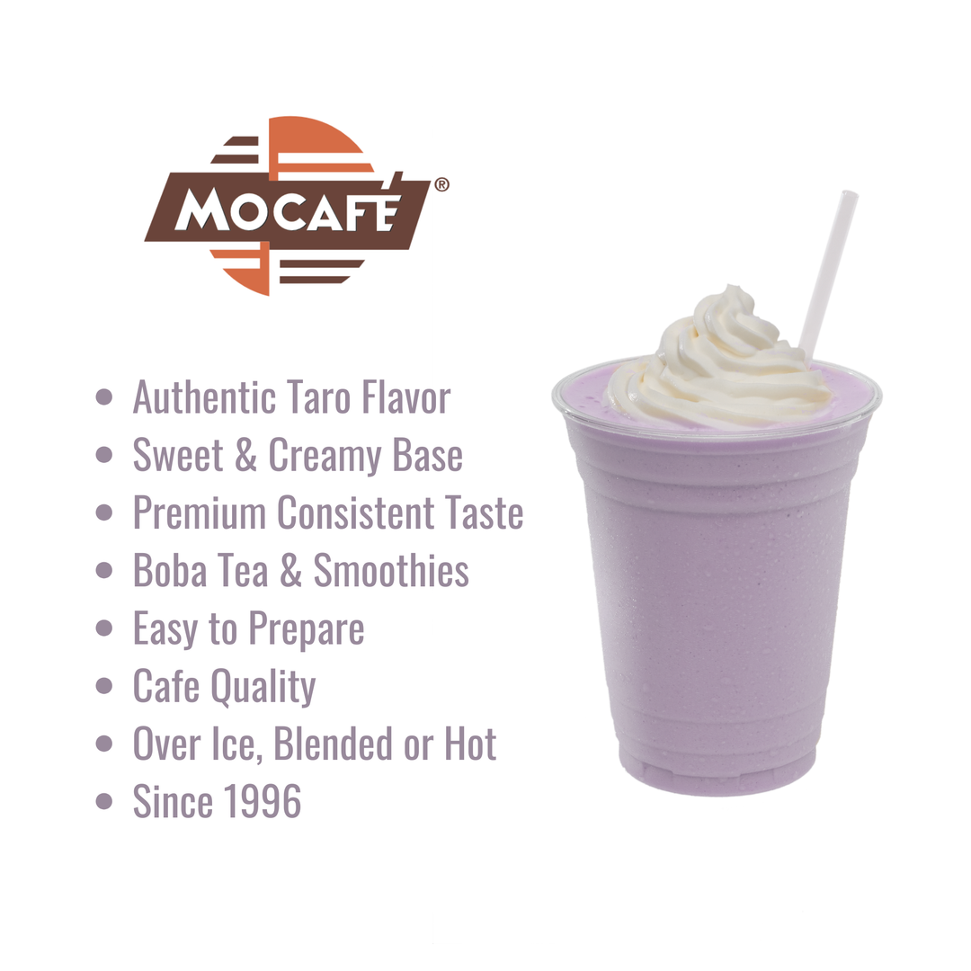 Attributes of MOCAFE XZenFreeze Taro powder base mix for boba and smoothies