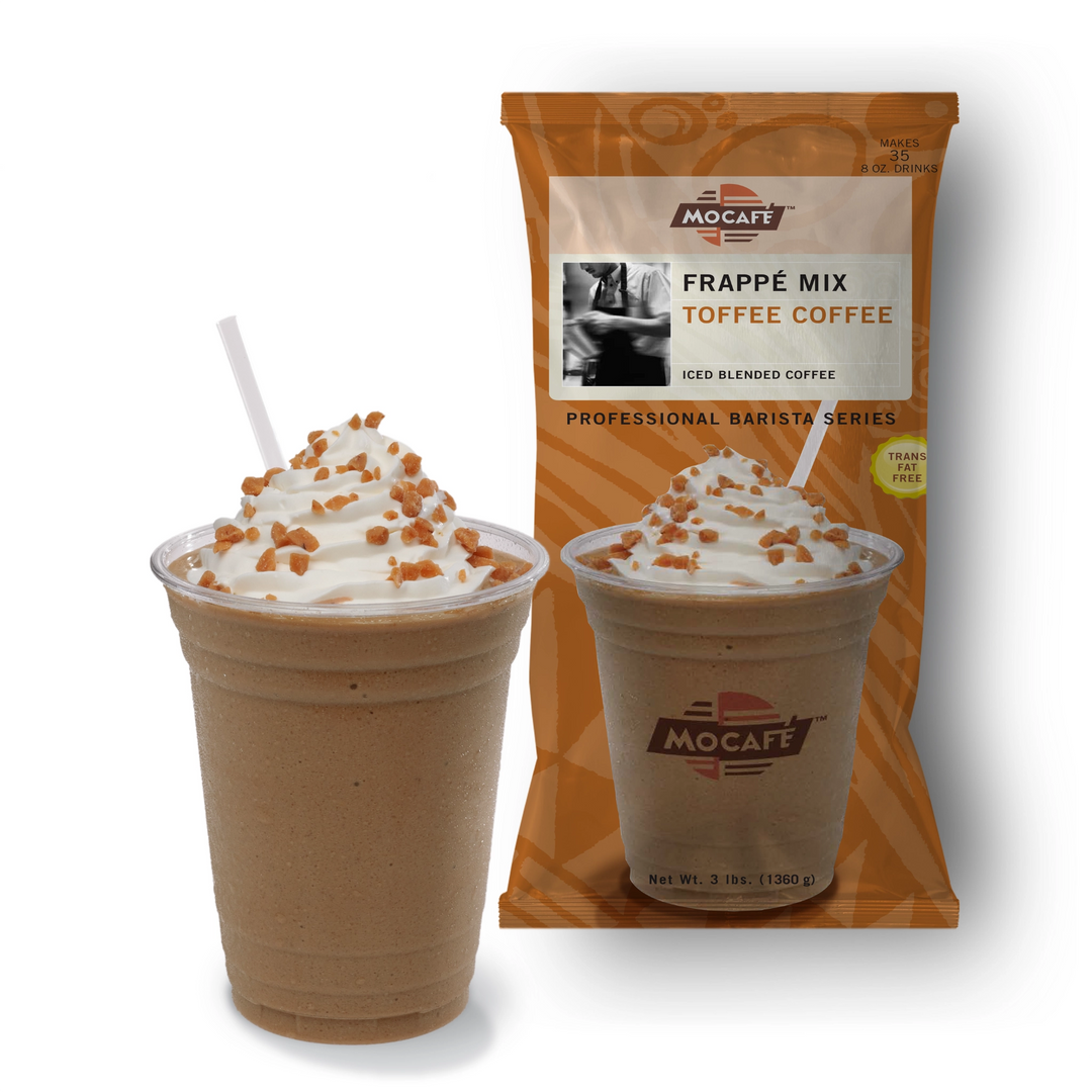 MOCAFE™ Toffee Coffee Frappe 3 lb bag for café beverages