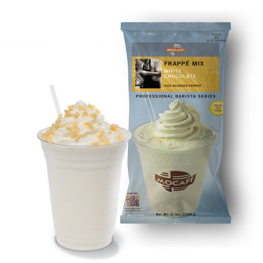 MOCAFE™ White Chocolate Frappe 3 lb bag for café beverages