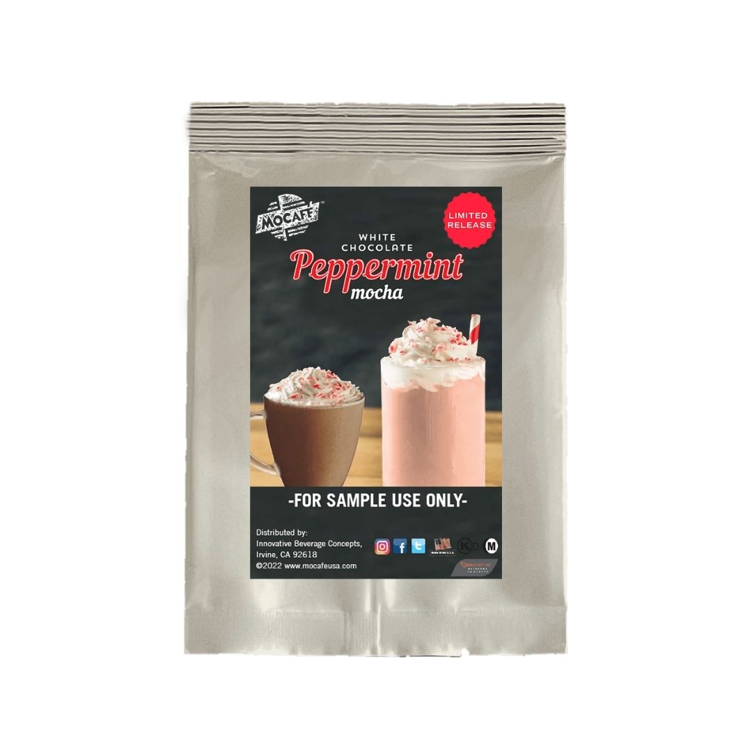 white chocolate peppermint sample by Mocafe