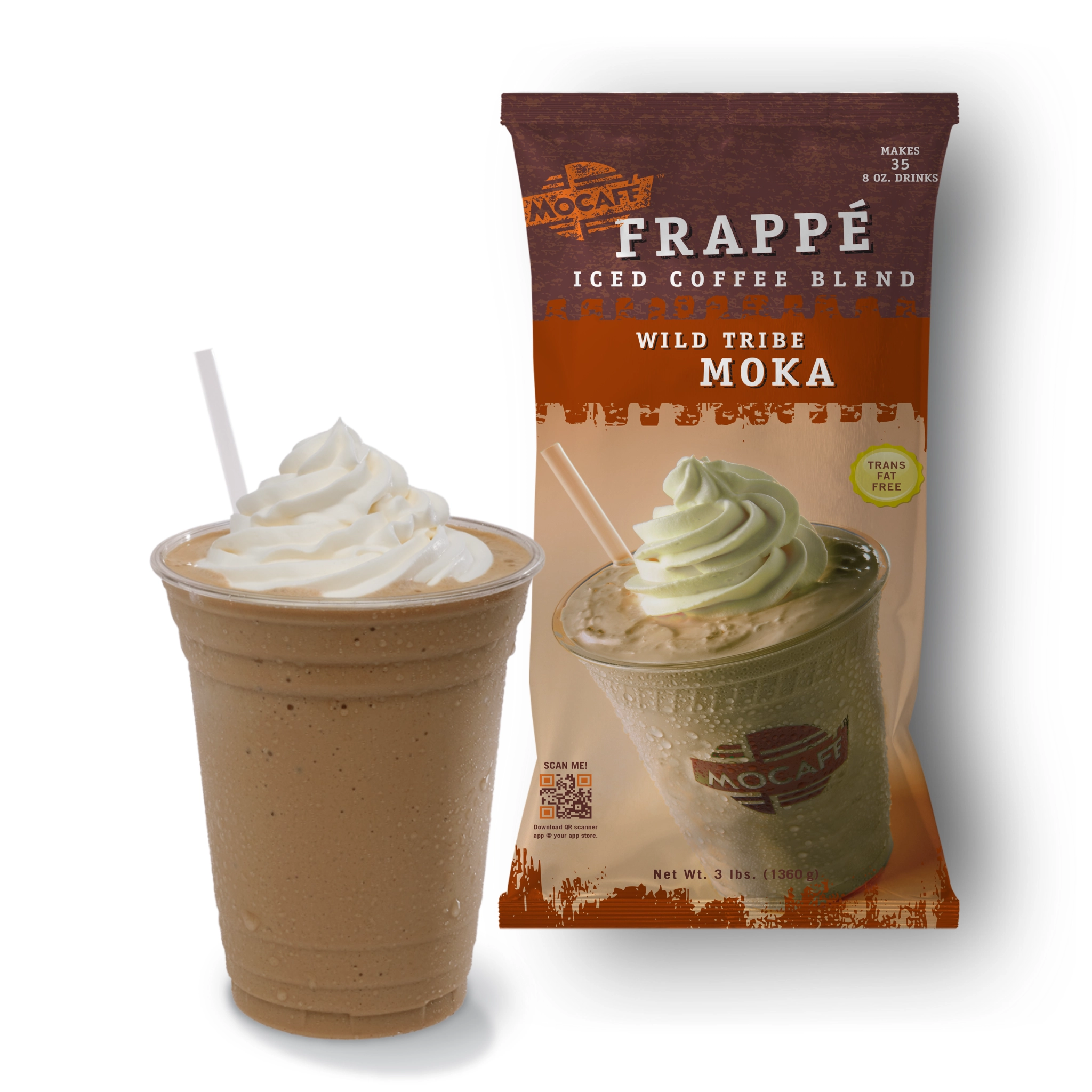 MOCAFE™ Wild Tribe Moka Frappe 3 lb bag for café beverages